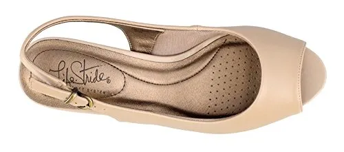 LifeStride Women's Teller Dress Pump, Taupe, 7.5 M US