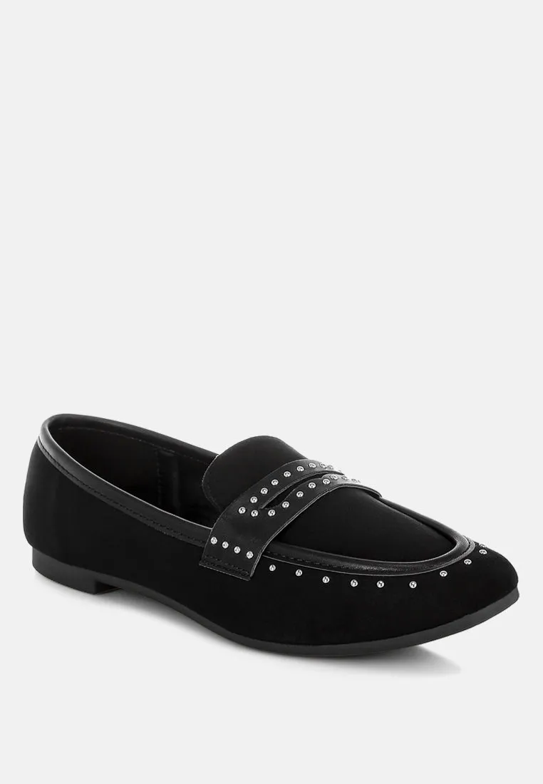 Lumina Penny Strap Studded Loafers