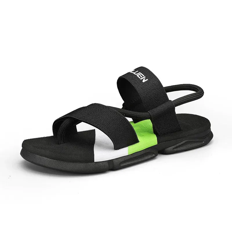 Man ankle wrap shoes - slip-resistant slide sandals