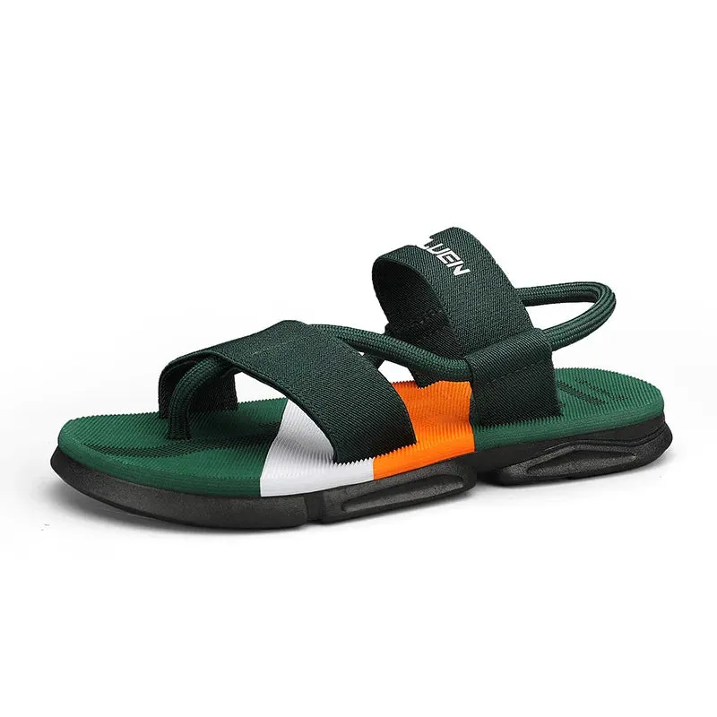 Man ankle wrap shoes - slip-resistant slide sandals