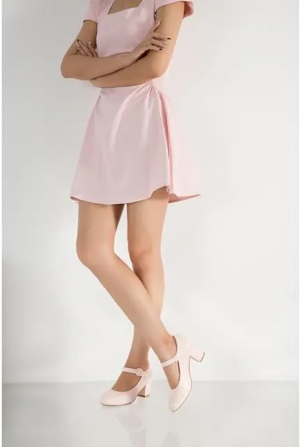 Mary Jane Shoes Women Chunky Heel Pumps Closed Round Toe Ankle Strap Block Heels Comfortable Work Wedding Dress Vintage 1920s Shoes