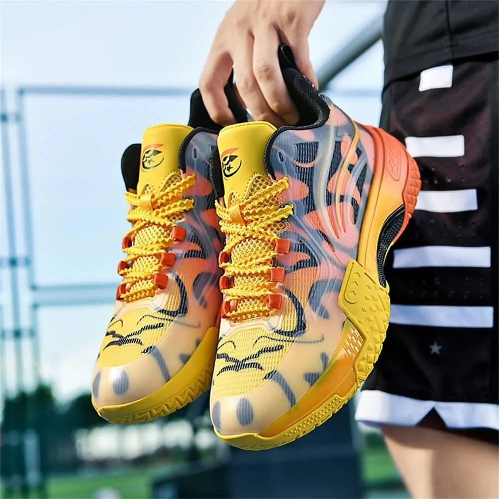 Men's Basketball Shoes Shock-Absorbing Wear-Resistant Anti Slip Rebound Training Fashionable Sports Boots