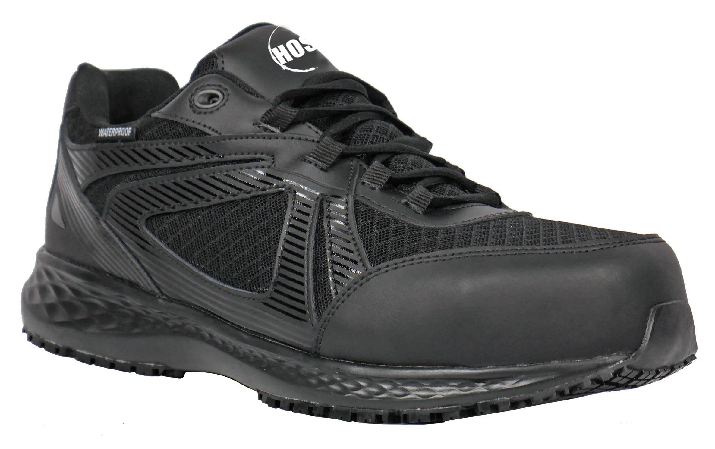 Men's Hoss Reno II Black, EH, SR, Athletic Composite Toe Shoe