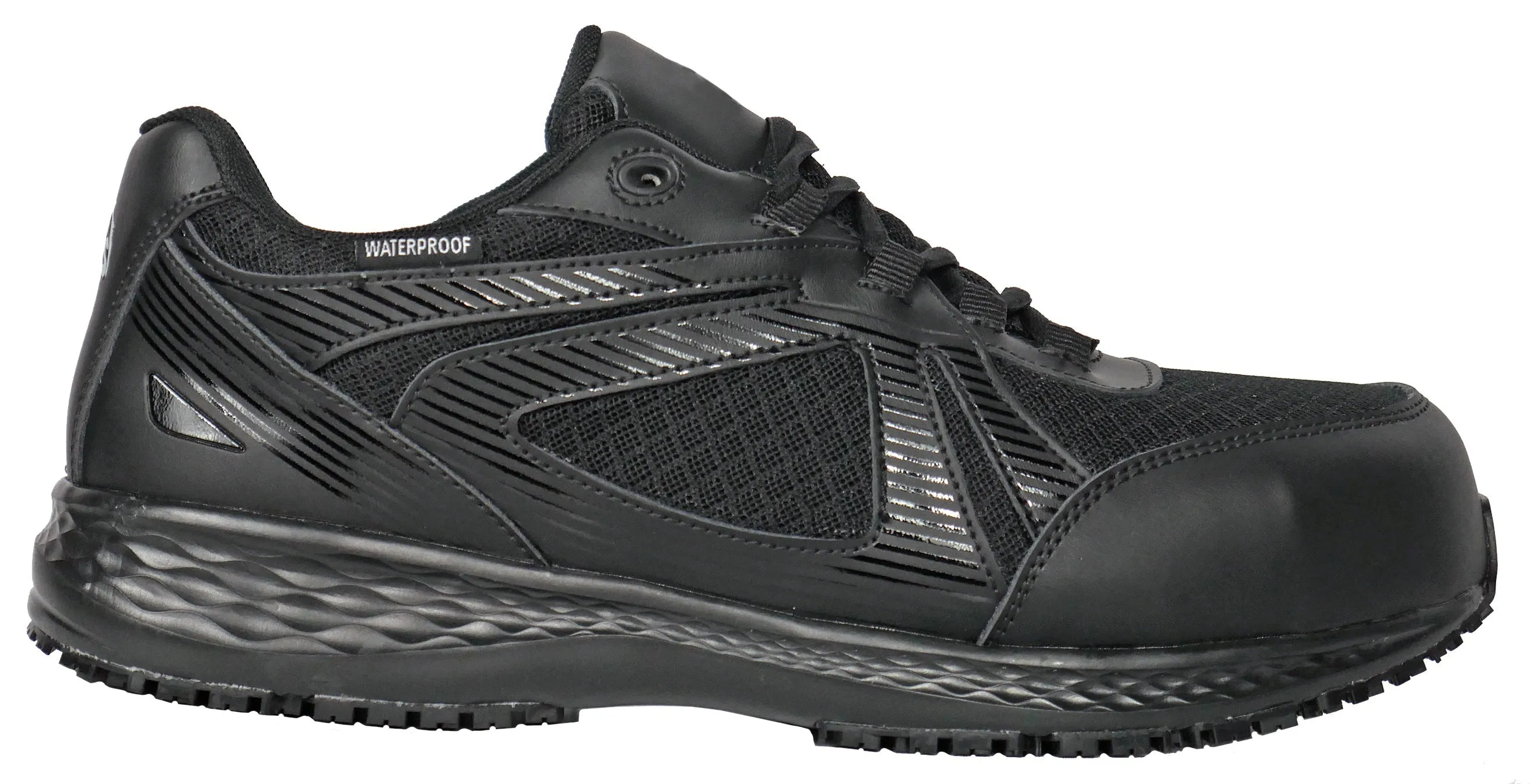 Men's Hoss Reno II Black, EH, SR, Athletic Composite Toe Shoe