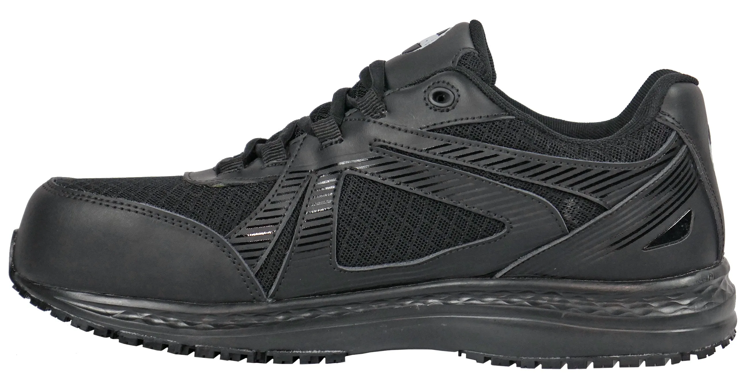 Men's Hoss Reno II Black, EH, SR, Athletic Composite Toe Shoe