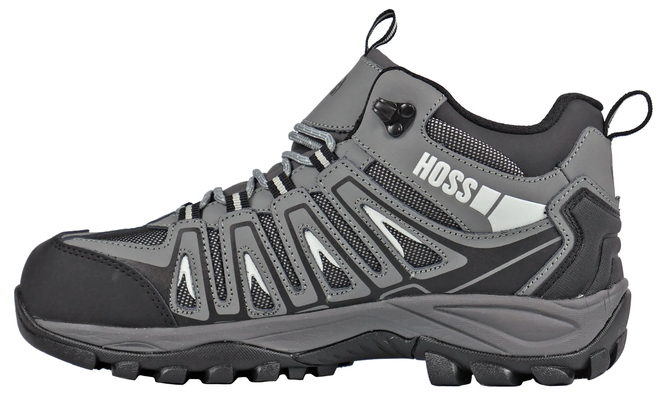 Men's Hoss Trail Grey, EH, WP, Hiker Composite Toe Shoe