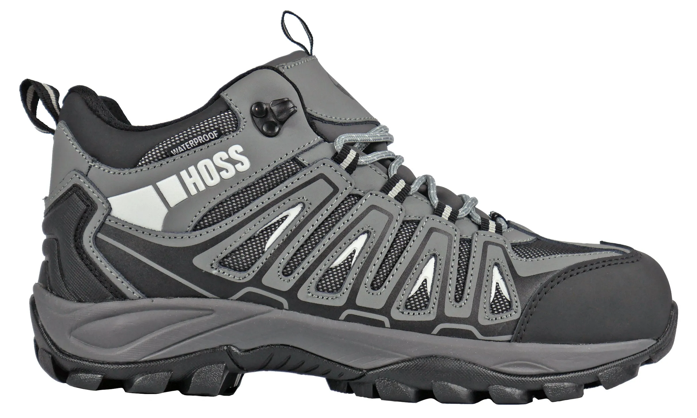 Men's Hoss Trail Grey, EH, WP, Hiker Composite Toe Shoe