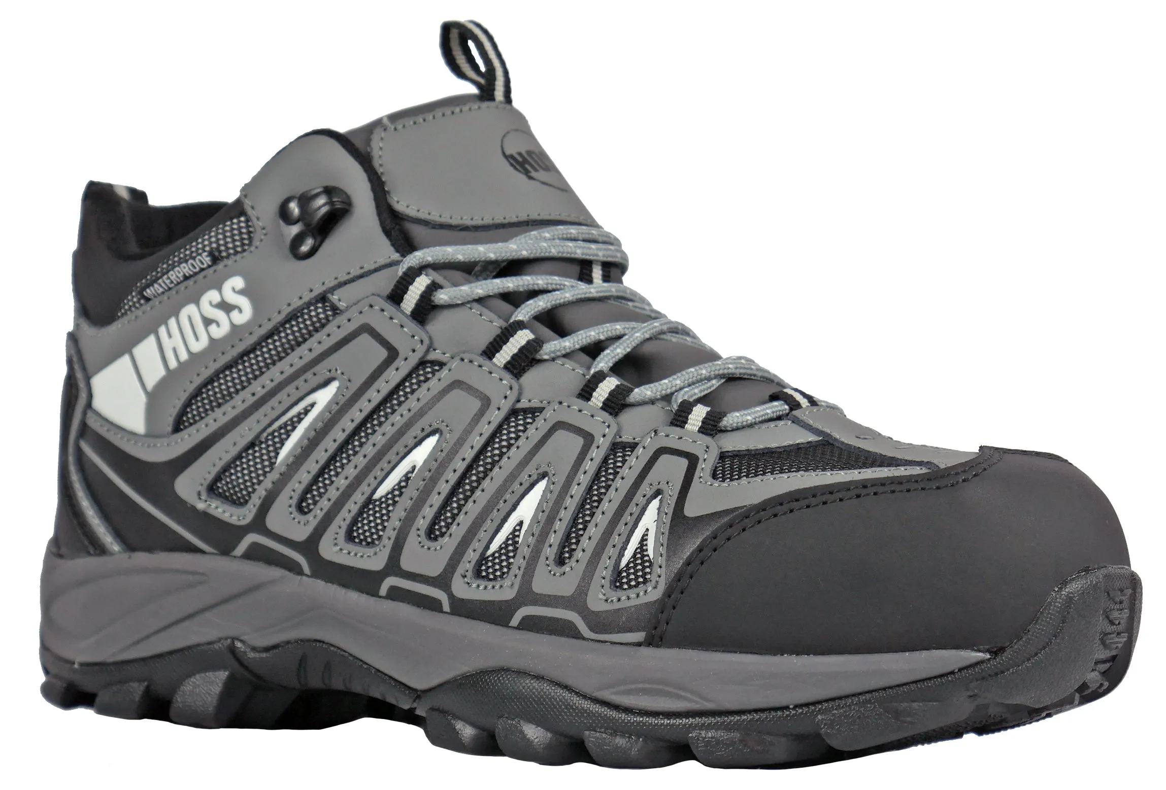 Men's Hoss Trail Grey, EH, WP, Hiker Composite Toe Shoe