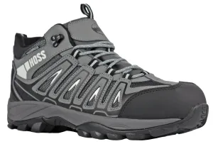 Men's Hoss Trail Grey, EH, WP, Hiker Composite Toe Shoe