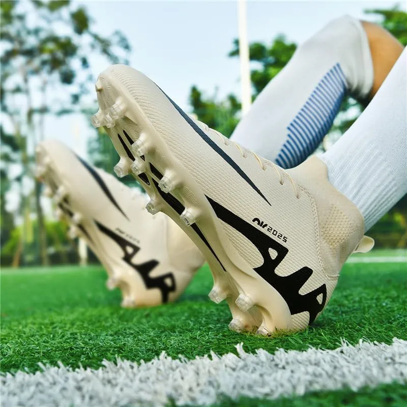 Men's Soccer Shoes Boys Students Grass Training Spike Shoes Outdoor Football Shoes Unisex