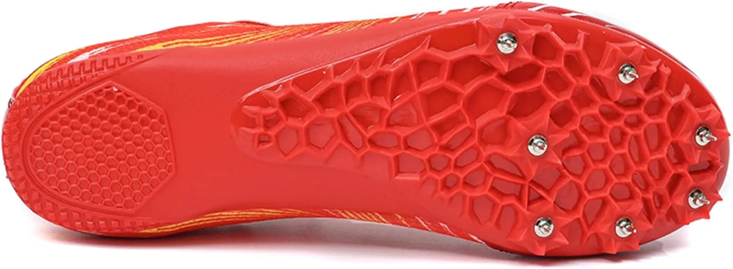 Men's Women's Track and Field Shoes Athletic Shoes Spiked Shoes Short Distance Running Shoes competitions Jumping Professional Shoes