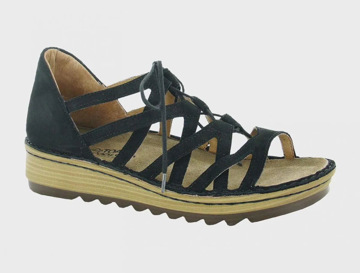 Naot Women's Yarrow Black Nubuck
