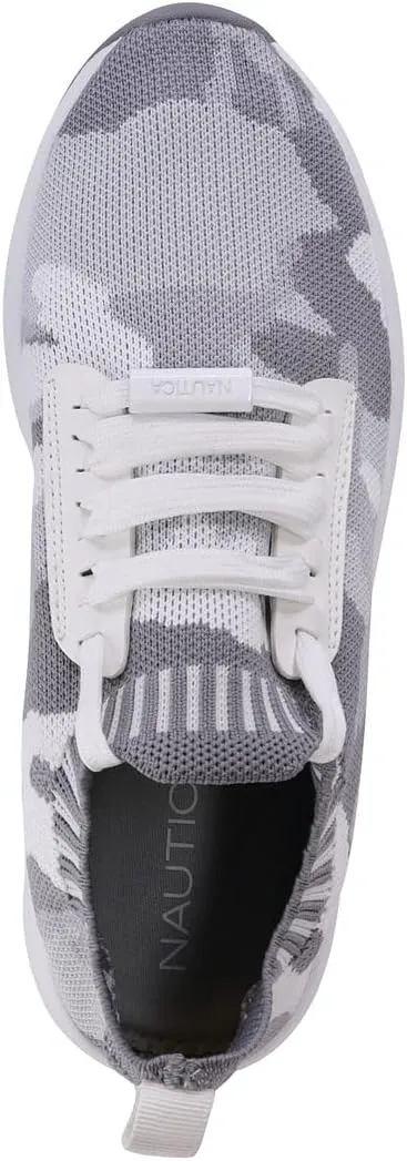 Nautica Women's Fashion Sneaker Lace-Up Jogger Running Shoe Casual Walking Tennis Sneaker