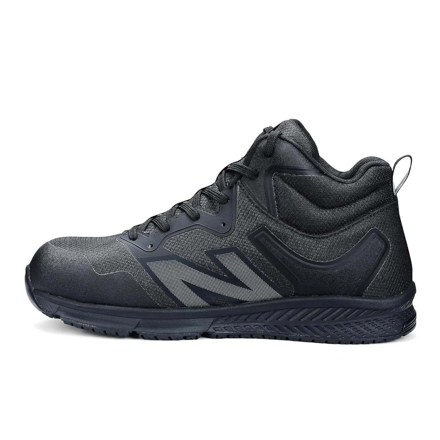 New Balance Evolve ESD Safety Shoes for Men - Non Slip Composite Toe Static Dissipative Electrical Hazard - Extra Wide Fit, Black