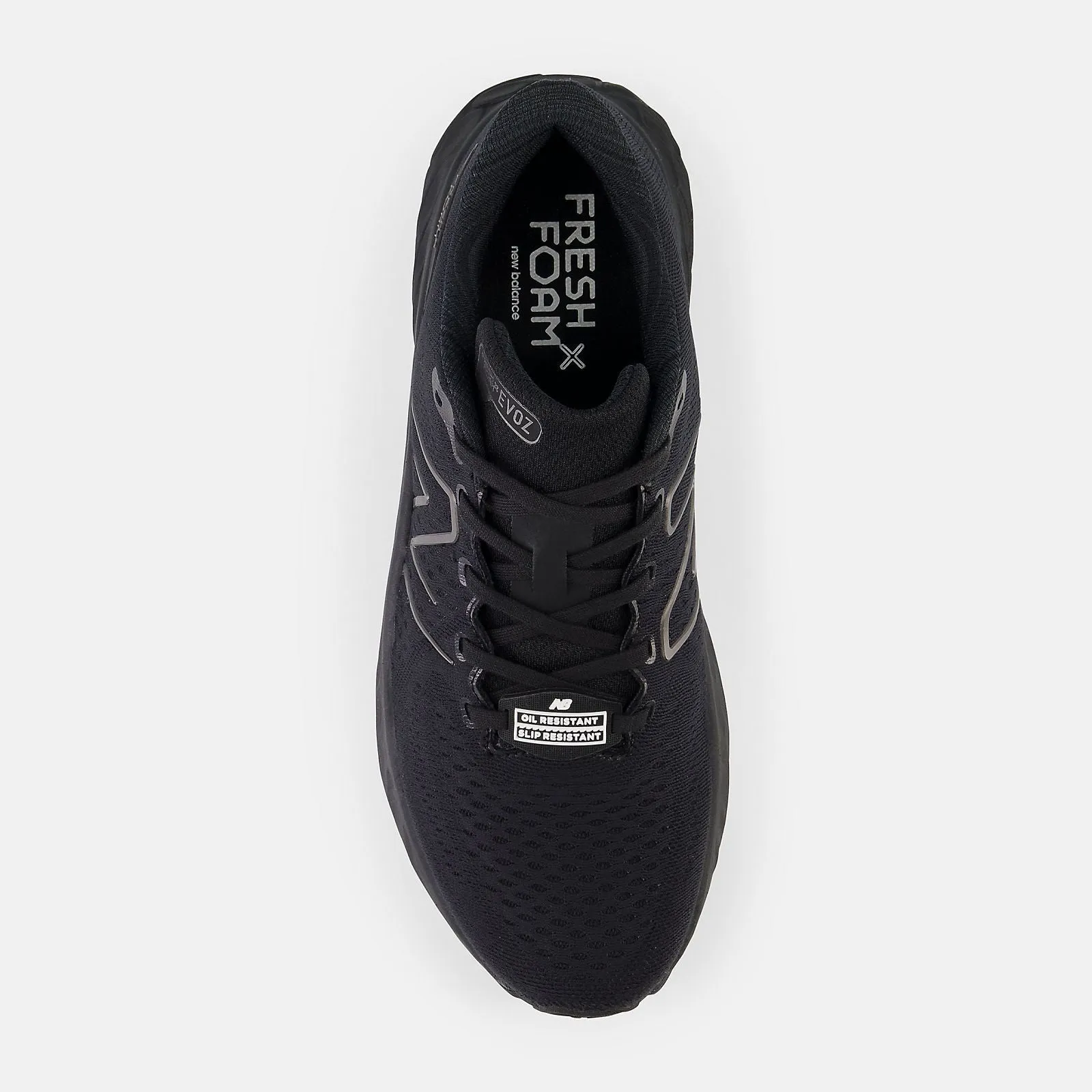 New Balance - Women's Fresh Foam x Evoz v3 Slip Resistant - Black / Black Metallic