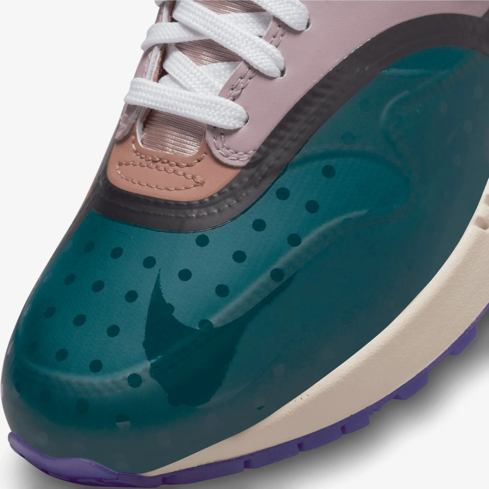 Nike | AIR MAX 1 PRM  { PLUM FOG / FOSSIL ROSE