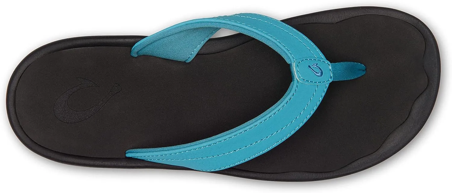OLUKAI Ohana Women's Beach Sandals, Water Resistant Flip Flops, Arch Support & Comfort Fit, Lightweight & Durable, Enhanced Grip & Traction