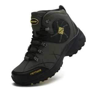 Outdoor Men Hiking Shoes Big SIZE 46 Leather
