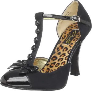 Pleaser Women's Smitten-10/BM T-Strap Pump