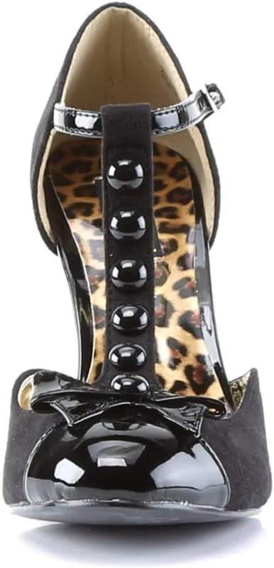 Pleaser Women's Smitten-10/BM T-Strap Pump