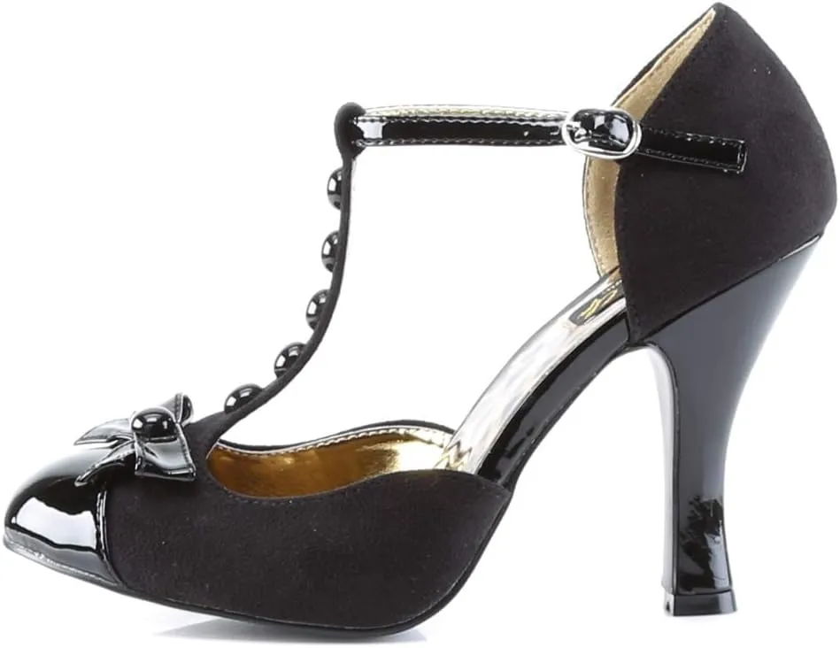 Pleaser Women's Smitten-10/BM T-Strap Pump
