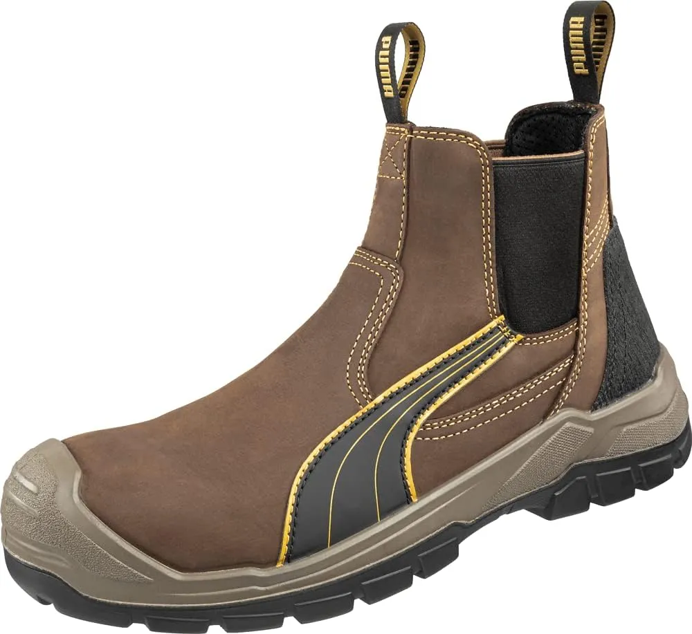PUMA Men's Tanami Brown Mid Industrial Shoe