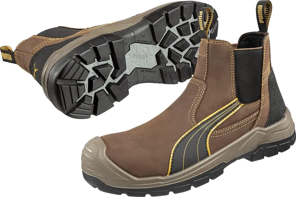 PUMA Men's Tanami Brown Mid Industrial Shoe