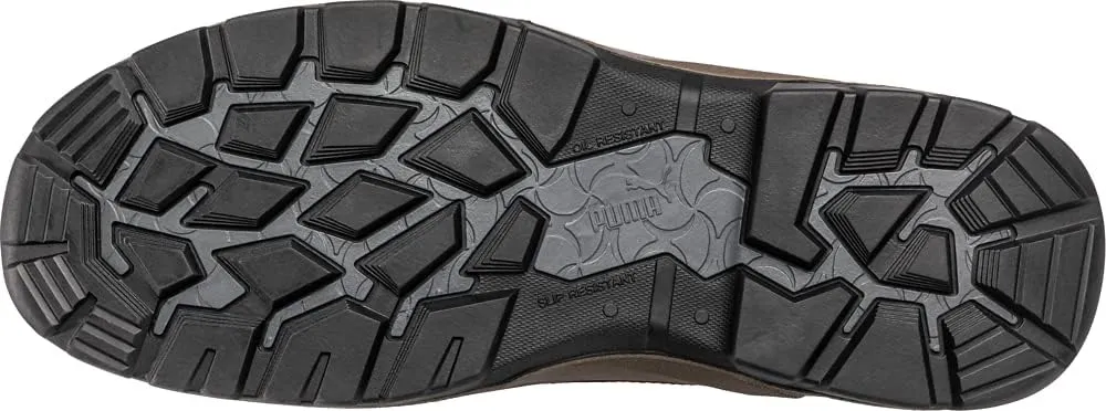 PUMA Men's Tanami Brown Mid Industrial Shoe