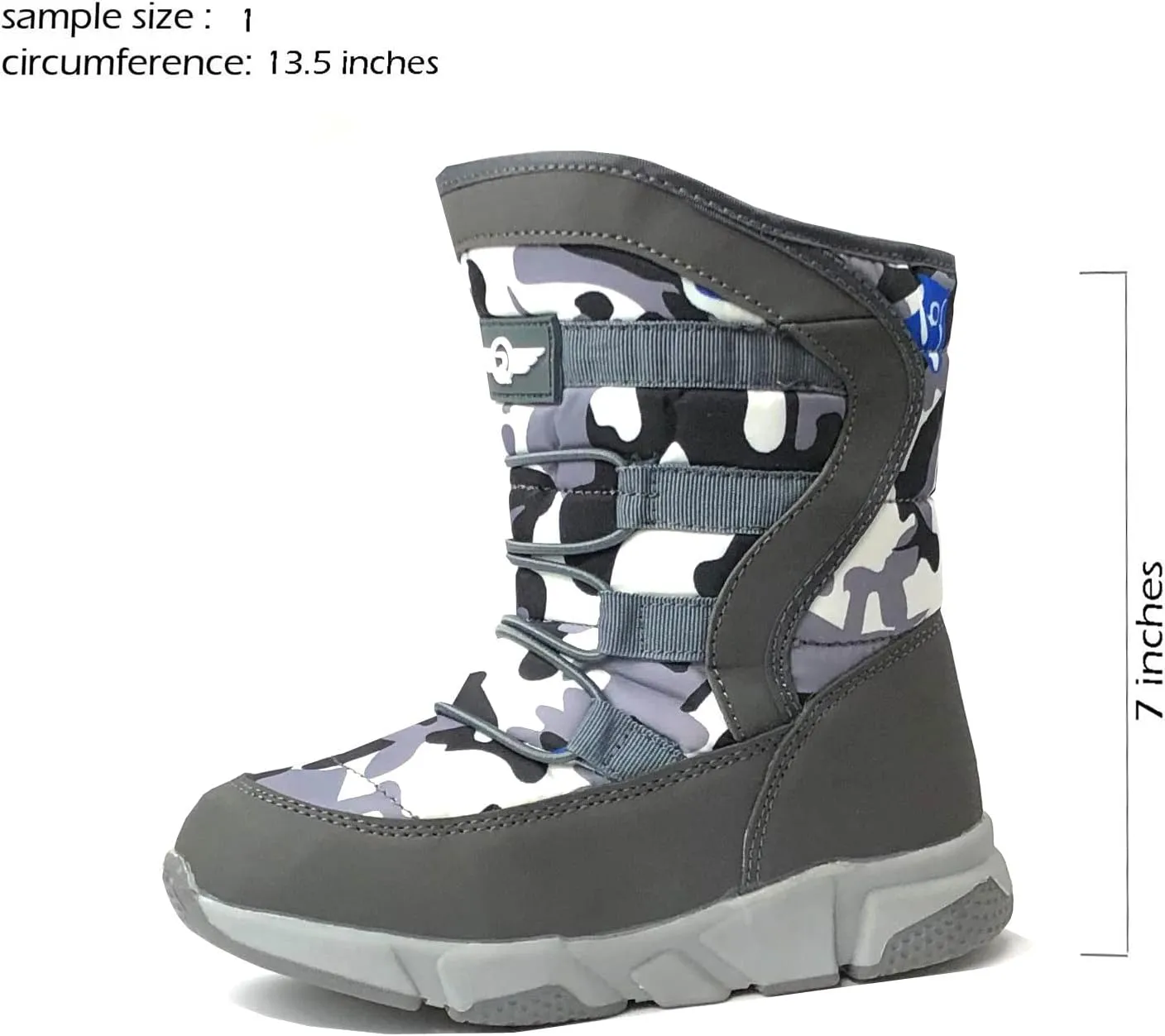 REDVOLUTION Unisex Snow Boots Slip-Resistant Waterpoof Winter Fashion Shoe (Toddler/Little Kid/Big Kid)