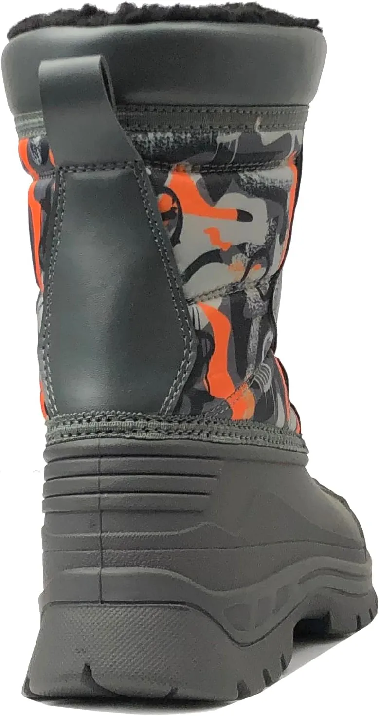REDVOLUTION Unisex Snow Boots Slip-Resistant Waterpoof Winter Fashion Shoe (Toddler/Little Kid/Big Kid)