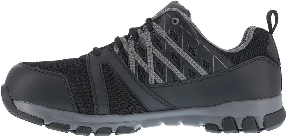Reebok Women's Rb415 Sublite Cushion Work Soft Toe Athletic Industrial Construction Shoe Black