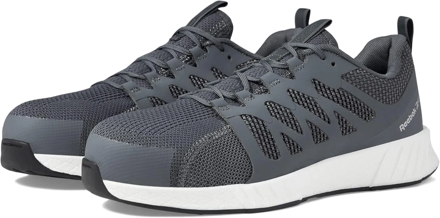 Reebok Work Men's RB5425 Fusion Flexweave Work Construction Shoe Charcoal Safety, 15 Wide