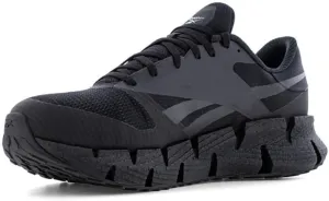 Reebok Work Men's Reebok FloatZig Work Composite Toe Slip Resistant Shoe, Black, 11.5 Wide