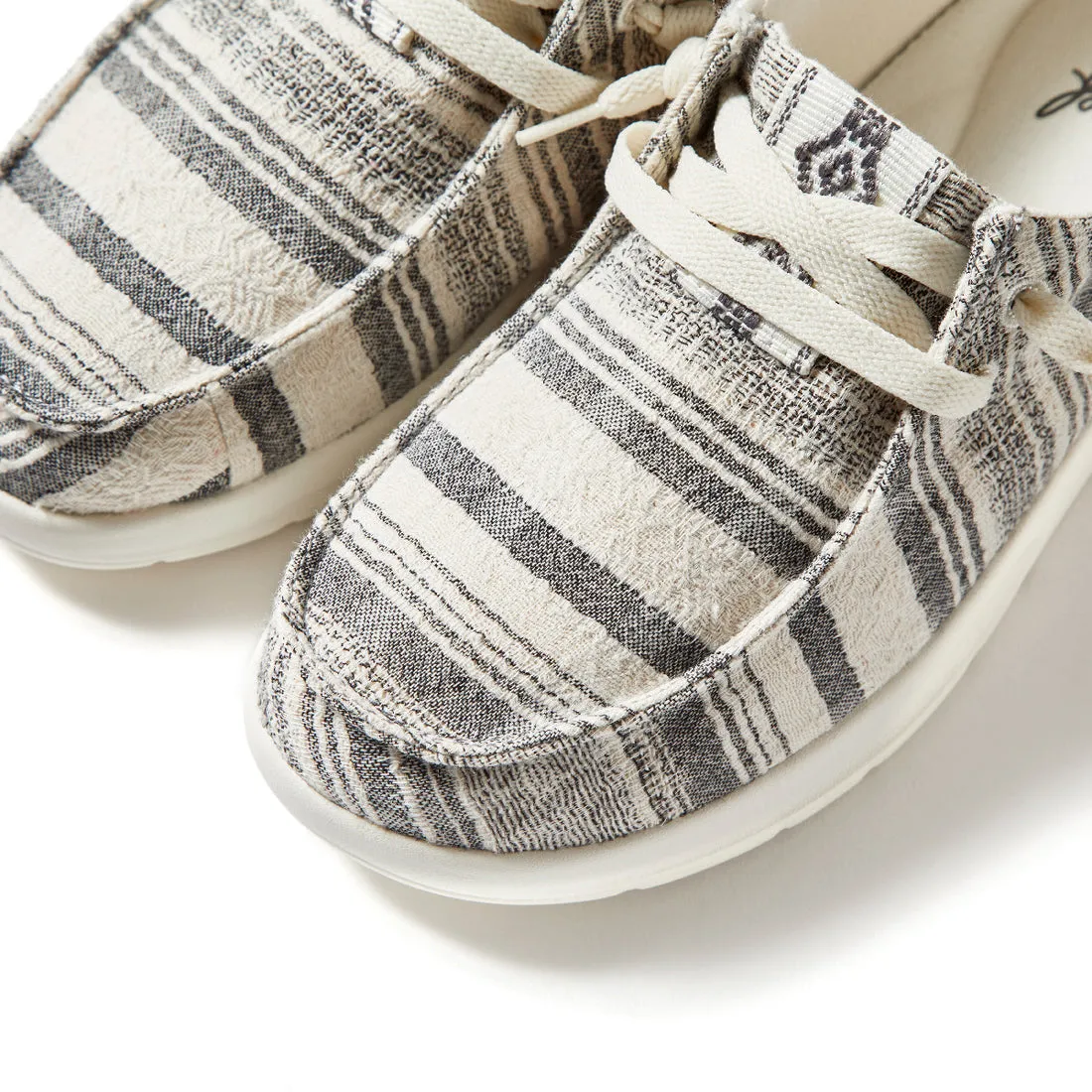REEF Cushion Coast Shoe-Black Stripe