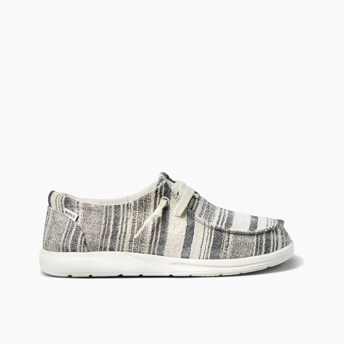 REEF Cushion Coast Shoe-Black Stripe
