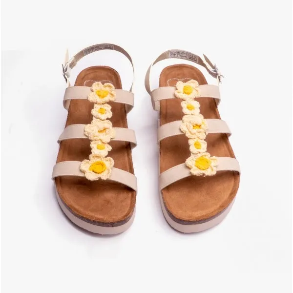 Rocket Dog ABUZZ Womens Adjustable Sandals Cream