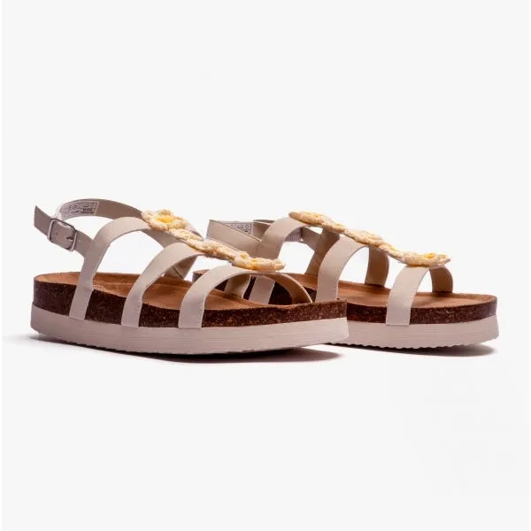 Rocket Dog ABUZZ Womens Adjustable Sandals Cream