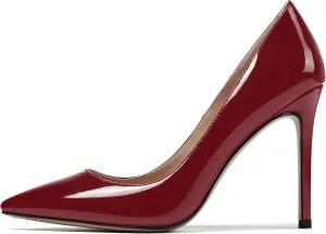 SAMMITOP Women's Classic Fashion Stiletto Pointed Toe 10CM High Heel Dress Pump Shoes