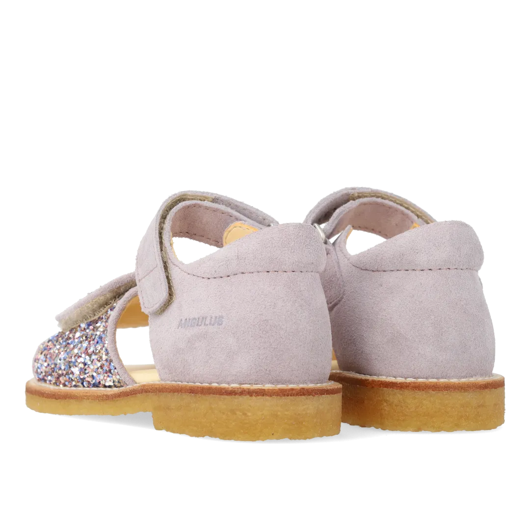 Sandal with sparkling glitter detail