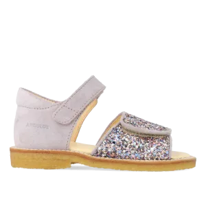 Sandal with sparkling glitter detail