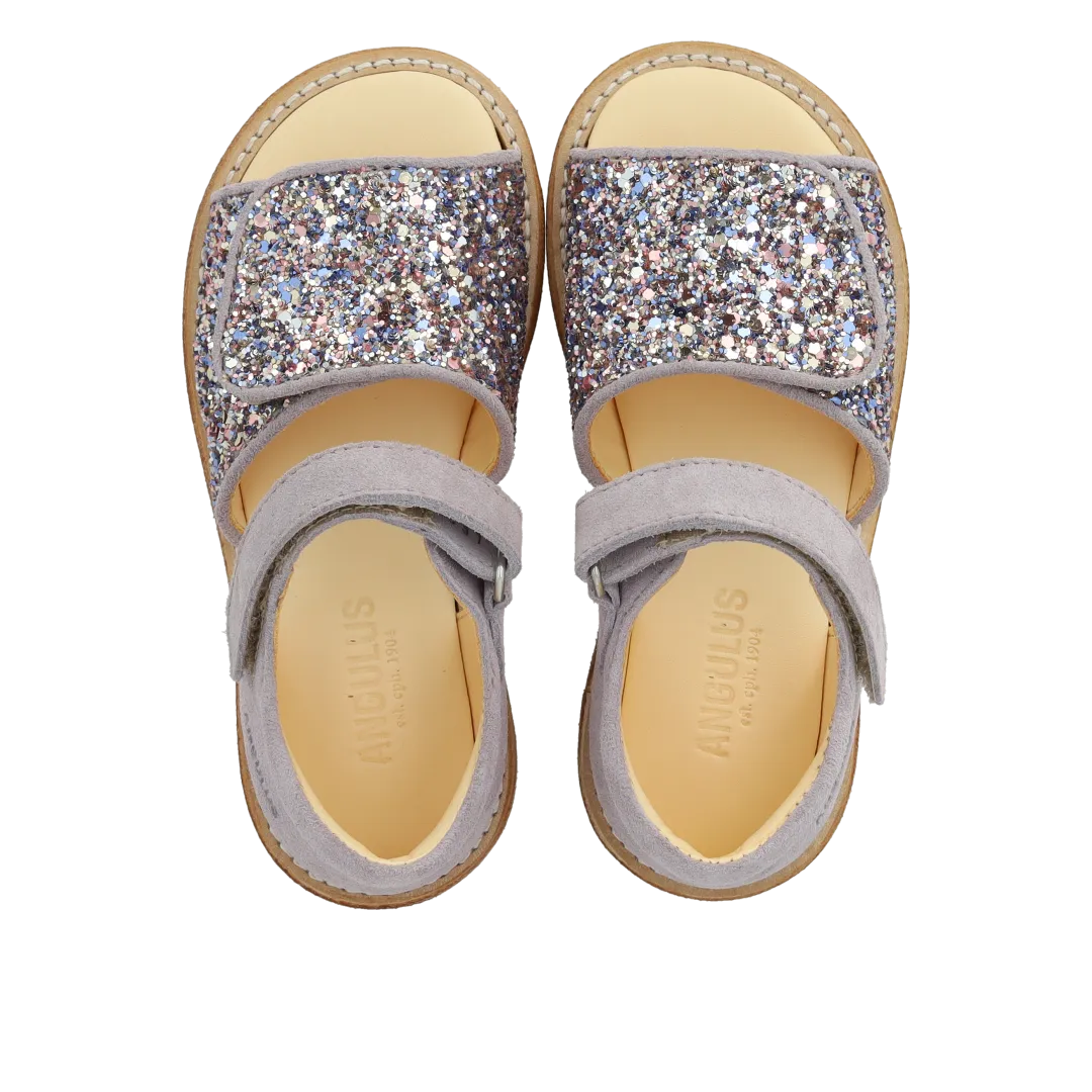 Sandal with sparkling glitter detail