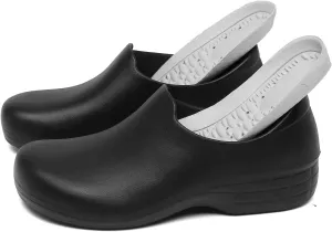 Scecocrs Non Slip Chef Shoes for Women, Waterproof & Oil Resistant Nursing Work Shoes for Hospital Garden Kitchen