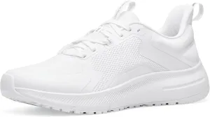 Shoes for Crews Crossing, Men's Slip Resistant Work Shoes, Healthcare and Food Service Sneakers, Water Resistant, Black or White