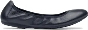 Shoes for Crews LILA Ina, Women's Work Ballet Flats, Slip Resistant, Lightweight, Black Shoes