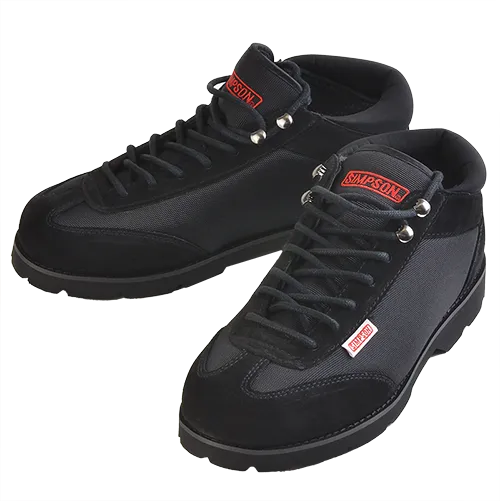 Simpson Racing Garage Crew Shoes13.5 - Black