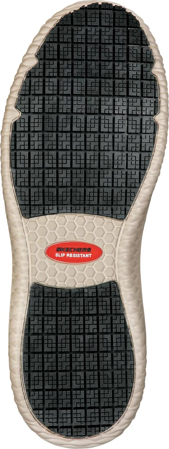 Skechers Hands Free Slip-Ins SK200367BLK Bryan, Men's, Comp Toe EH, Slip Resistant, Oxford,Work Shoe