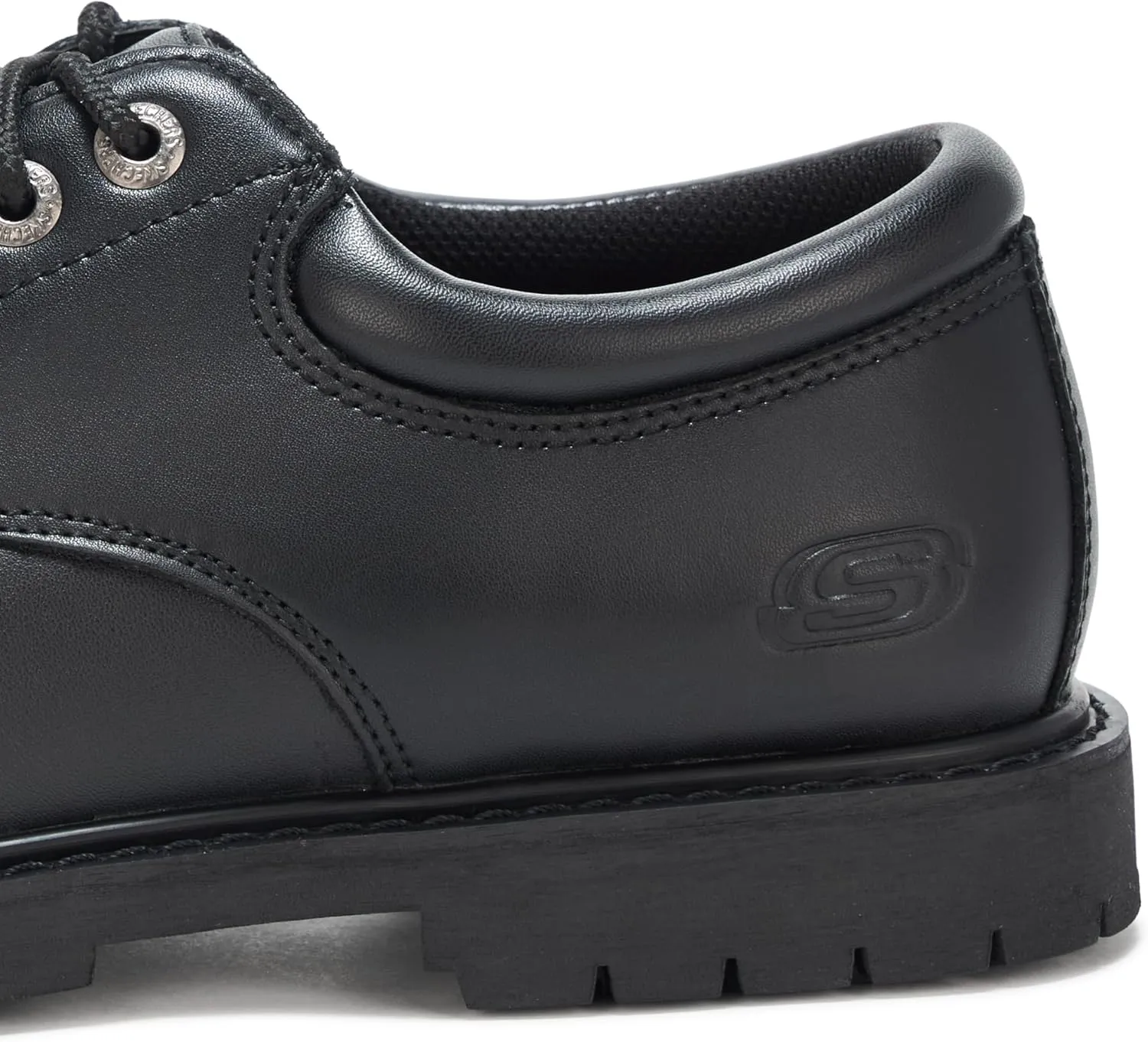 Skechers Men's Work Cottonwood Cantix Leather Slip Resistant Shoe Food Service