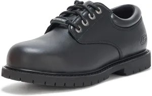 Skechers Men's Work Cottonwood Cantix Leather Slip Resistant Shoe Food Service