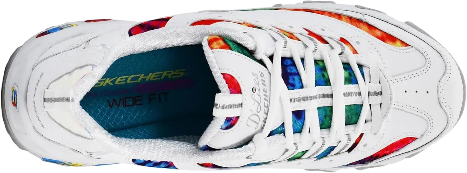 Skechers Women's D'Lites Summer Fiesta Sneaker