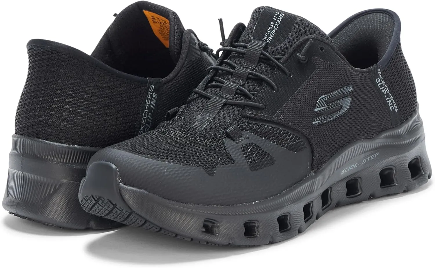 Skechers Women's Glde Step Pro Sr Edrura Hands Freee Bungee Health Care Professional Shoe